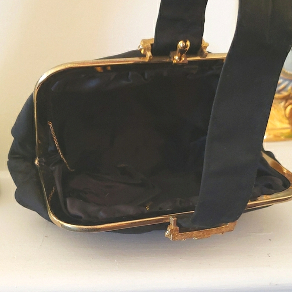 Vintage Lowy & Mund "After Five" 50's Cocktail Handbag & Coin Purse - Picture 7 of 16
